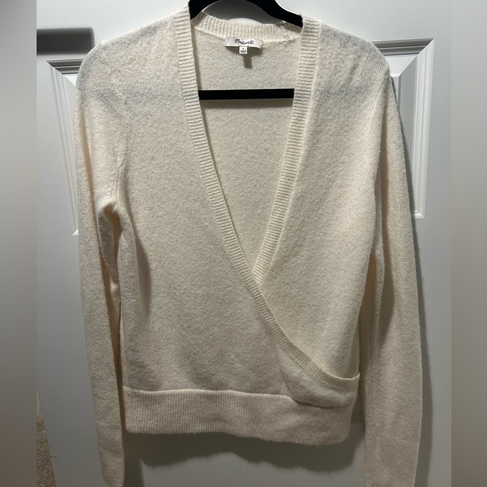 Madewell Cross Front Sweater, Size Small, Never Worn